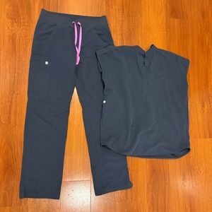 Figs night sky scrubs size XXS